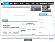 Tablet Screenshot of klimontow.pl